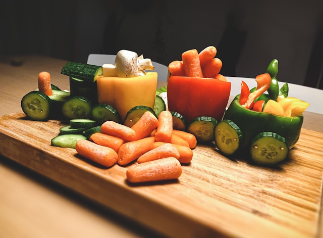 healthy snacks for kids colourful fruit vegetables lunch box nutritious preparation